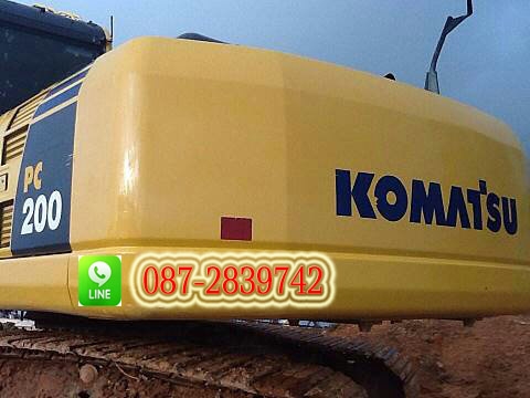 ขาย แบคโฮบูมยาว KOMATSU PC 200-8 พร้อมติดไลท์ใช้กับหัวกระแทก