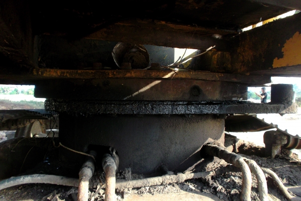 ขายด่วนรถแม็คโฮMITSUBISHIMS140เครือง6D14