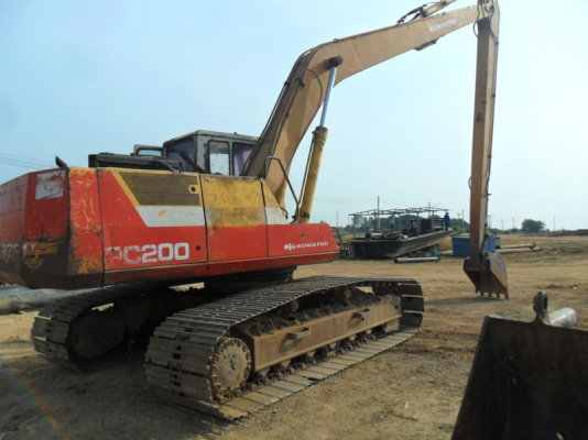 Komatsu pc200-5 LongBoom คอนโทรลสั้น ให้สองบูม เอกสารใบแจ้ง