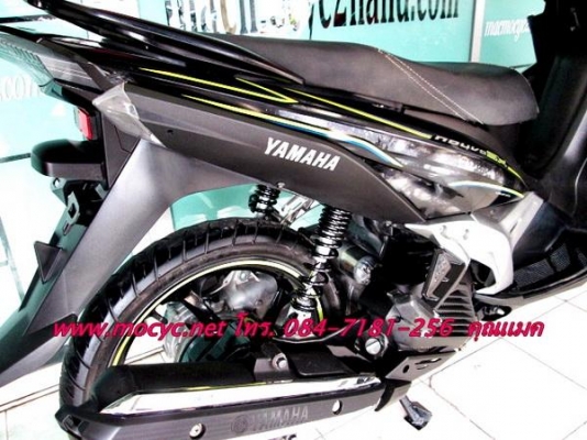 NOUVO  SX  สีดำ รุ่นใหม่ หัวฉีด กระบอบสูบ DiASil ไฟหน้า โปรเจ็คเตอร์  ไมล์ 9 พันโล 34900