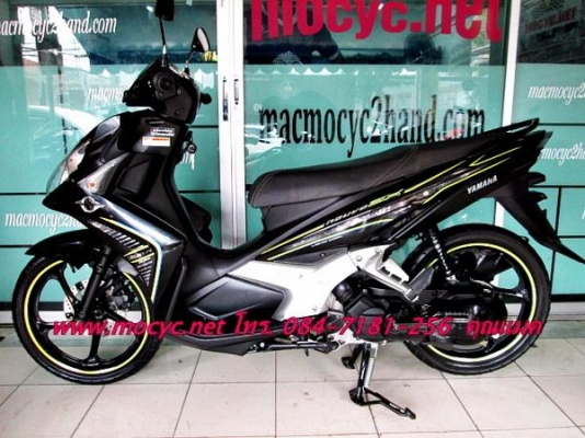 NOUVO  SX  สีดำ รุ่นใหม่ หัวฉีด กระบอบสูบ DiASil ไฟหน้า โปรเจ็คเตอร์  ไมล์ 9 พันโล 34900