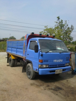 Isuzu 110 แรงดั้ม คานหน้า FVZ เดิม KS22 วางหัวใหม่ เกียร์สั้น  เหล็กลางยูทั้งคัน