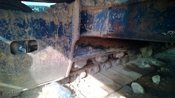 ขายซากDAEWOO SL220LC-V แบคโฮ รุ่น5 ไฟไหม้ โดนเครื่อง หัวเก๋ง ขายตามสภาพ...