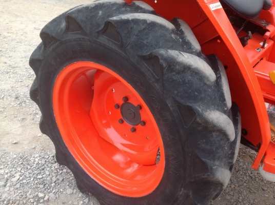 ปัญญาแทรคเตอร์มาแล้ว...จัดมาให้ครับ คูโบต้า L3408 DI พร้อม ผาน6x22ตราช้าง