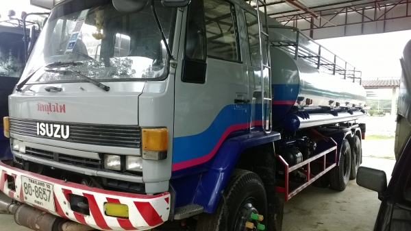 ISUZU FXZ23NFY รถน้ำมัน2เพลา ถัง15000ล. รถสวยมาก มีระบบลากพ่วง เล่มพร้อม...