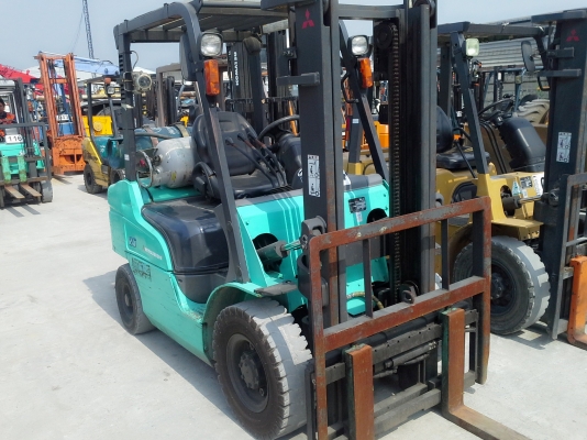 ขายถูก MITSUBISHI FG25 T ขนาด2.5ตัน เสาสูง3เมตร เกียร์ออร์โต้ เครื่องเบนซิล-แก็ส 2ระบบ งาไซค์ซิฟค์ การใช้งาน5555กว่าชั่วโมง รับประกันเครื่องเกียร์ดี6เดือน ราคาต่อรองได้สนใจติดต่อ0816161541