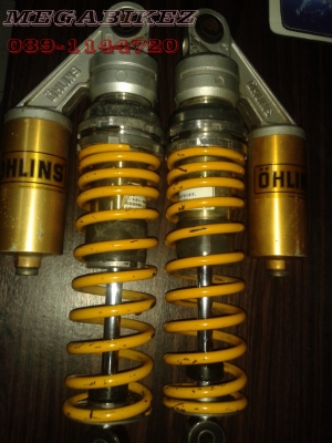 ขายโช๊ค OHLINS แท้ๆ 1 คู่ ไม่รั่ว ไม่ซึม ใช้งานได้ปกติ ราคา 7,600 บาทพร้อมส่ง