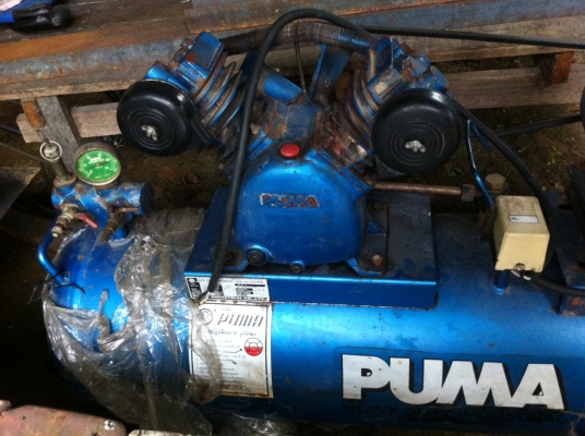 ปั๊มลม Puma P-22 2 แรง 2 สูบ 148 ลิตร มอเตอร์ Toshiba