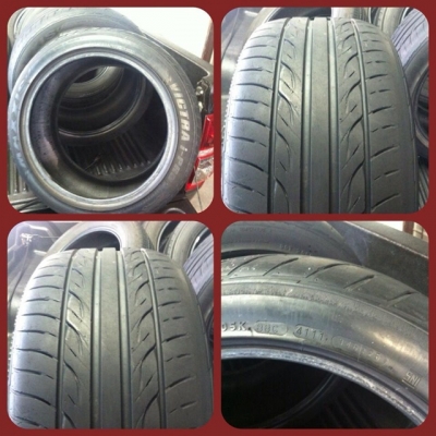 ยาง \% Maxxis i-Pro ขนาด 235 - 45 R 17 ปลายปี 11 สภาพพอใช้ ไม่ปะ มี กินขอบด้านใน ทั้ง 2 เส้น ขายตามสภาพนะครับ