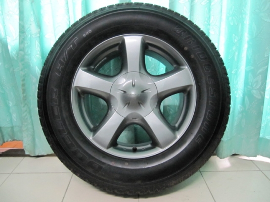 ขายล้อแม็ก Isuzu ALL NEW X-SERIES ขอบ 17 สีรมดำพร้อมยางป้ายแดง ปี 13