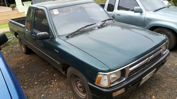 ***ขายแล้วครับขอบคุณ Truck2hand ขายกระบะแค็ปราคาเบาๆ ไมตี้เอ็กซ์ 2.5ปี35/92 เครื่องเดิมเกียร์เดิม เครื่องดี แรงดี ช่วงล่างคัสซีสวยเดิมไม่ปะไม่ดาม กระบะดี ปูเหล็กตีนเป็ดไม่มีผุ ยางเปลี่ยนมาใหม่ไม่นาน สวย4เส้น ฝาท้ายมีผุชายกับสีพองนิดหน่อย หน้า-หลังเดิมไม่เ