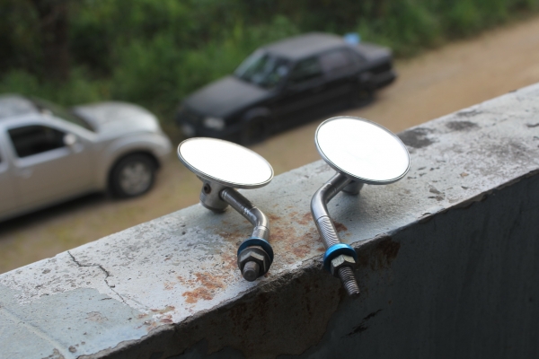 กระจกงานเก่า มีสองคู่ made in japan