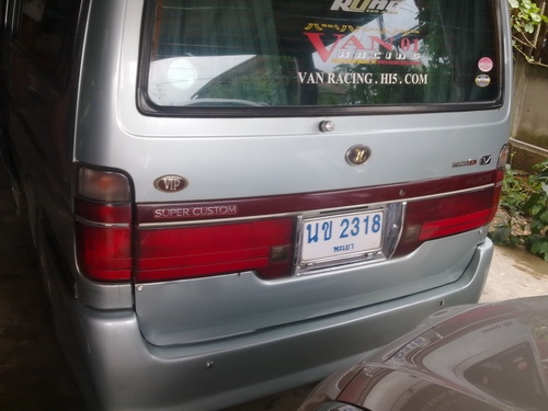 ขายรถตู้ ปี 2000 หัวจรวด  แต่งเต็มสูตร