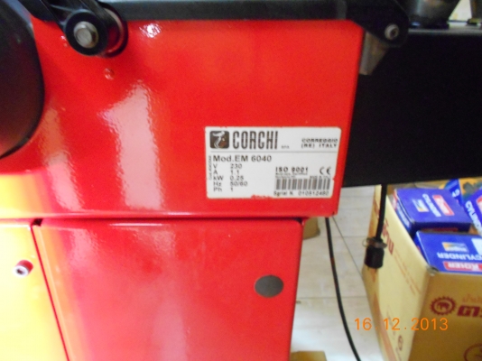 ขายด่วนเครื่องถ่วงล้อ CORGHI EM6040 สภาพดีพร้อมใช้งาน