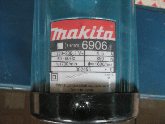 ขายบล๊อคไฟฟ้า 6 หุน 19mm. Makita 6906 แท้100\%