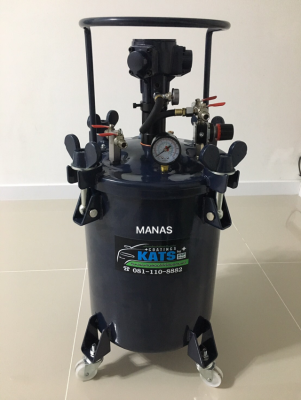 ถังพ่นกาว MANAS แรงดันสูง20ลิตรเหล็กแข็งอัดลมได้ถึง6.5บาร์ฝาไม่บี้ทนครับ ประกัน1ปี พ่นสี เคมี แถมปืนสายเยอรมัน ถังใส่กาวได้2ปี๊ป ราคาถูกสุดในไทย สินค้าใหม่0811108882