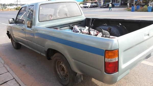 ***ขายแล้วครับ ขอบคุณ truck2hand ครับ ขายกระบะแค็ป ราคาเบาๆ ไมตี้เอ็กซ์ 2.5 โปร่งหลังแท้ ปี38/95 เครื่องเดิมเกียร์เดิมแน่น แรงดี ไม่เยิ้ม เกียร์ดีเข้าได้ทุกเกียร์ ช่วงล่างดีไม่มีส่าย คัสซีสวย ไม่ปะไม่ดาม กระบะดีไม่ผุ รถทำสีมา ทำโปร่งหน้า ภายในดีคอนโซลครบ