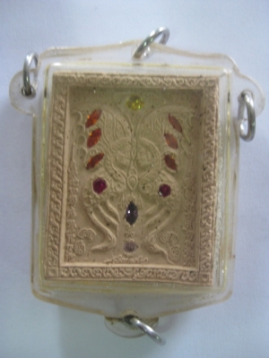 เทพปักษาหมื่นลี้ รุ่นแรก ครูบากฤษณะ โคราช ฝังพลอย