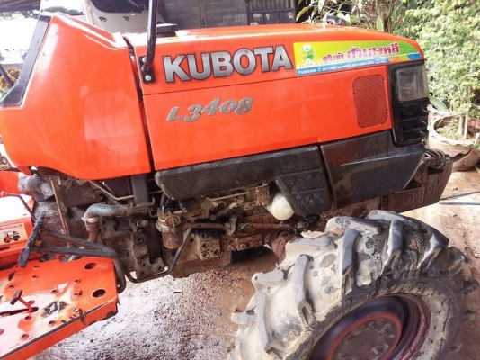 คูโบต้า L3408 4 WD 2 เพลา ตัวเปล่าๆ ตามสภาพๆ เครื่องดี เกียร์ดี
