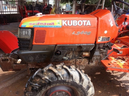 คูโบต้า L3408 4 WD 2 เพลา ตัวเปล่าๆ ตามสภาพๆ เครื่องดี เกียร์ดี