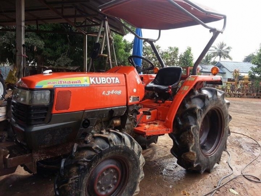 คูโบต้า L3408 4 WD 2 เพลา ตัวเปล่าๆ ตามสภาพๆ เครื่องดี เกียร์ดี
