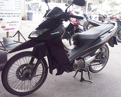 Kawasaki ZX130 สตาร์ทมือ