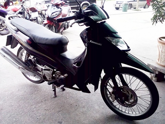Kawasaki ZX130 สตาร์ทมือ