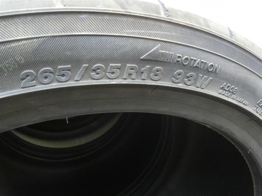 ยาง yokohama ad08 265/35/18