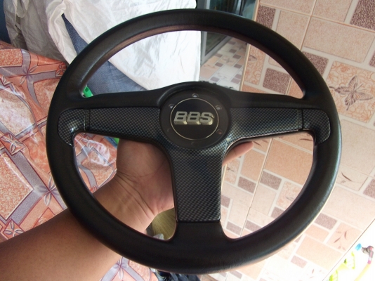 พวงมาลัยแต่ง BBS แท้ ขนาด14นิ้ว ลายเคฟล่า พวงมาลัยแต่ง BBS แท้ ขนาด14นิ้ว ลายเคฟล่า