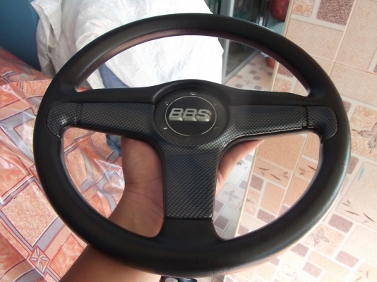 พวงมาลัยแต่ง BBS แท้ ขนาด14นิ้ว ลายเคฟล่า พวงมาลัยแต่ง BBS แท้ ขนาด14นิ้ว ลายเคฟล่า