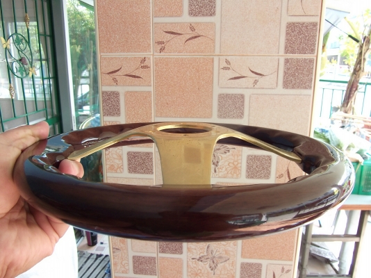 พวงมาลัยไม้ 3 ก้าน ขนาด 12นิ้ว