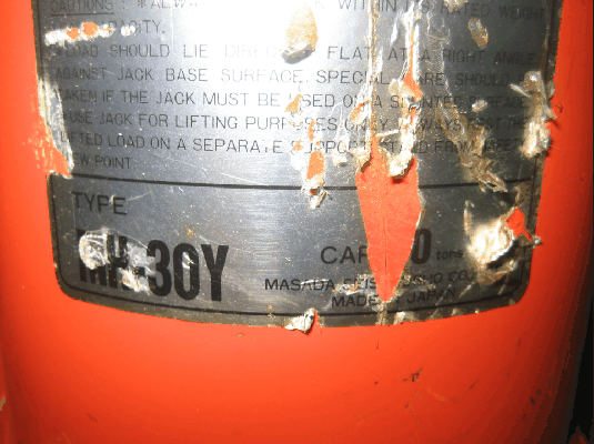 ขายแม่แรง isuzu 30ton made in japan.