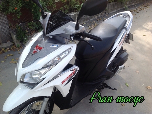 ขายHonda click สีขาวเทา ปี2556