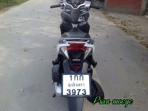 ขายHonda click สีขาวเทา ปี2556
