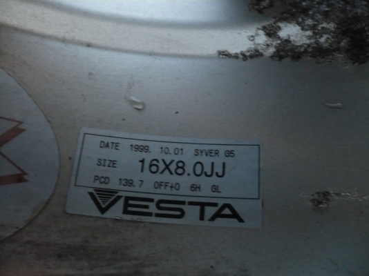ขาย ล้อvesta ขอบ 16 6รู ขาย ล้อvesta ขอบ 16 6รู