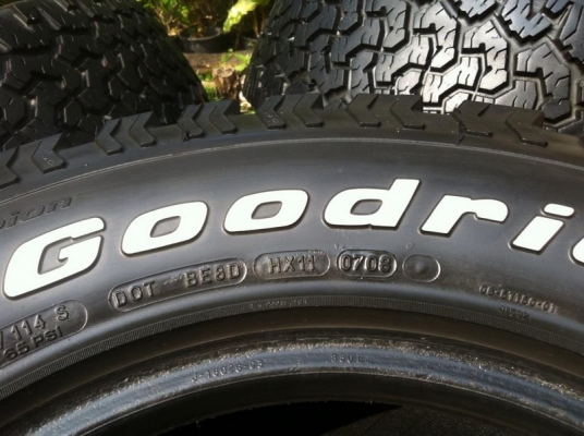 ขายยาง BF Goodrich Allterrain 265 70 r16  ดอกลึก9มิล