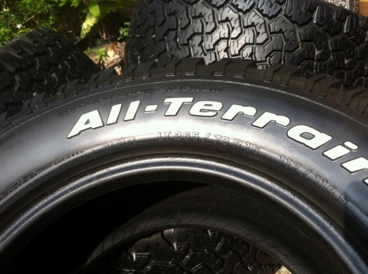 ขายยาง BF Goodrich Allterrain 265 70 r16  ดอกลึก9มิล