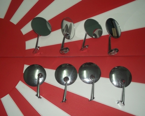 ขายกระจกเเก้มทรงกลมโครเมี่ยมสภาพสวยๆของดัทสัน 620 ดัทสัน 521 ดัทสัน320 มาสด้า เเละอืนๆใส่ได้หลายรุ่น ขายกระจกเเก้มทรงกลมโครเมี่ยมสภาพสวยๆของดัทสัน 620 ดัทสัน 521 ดัทสัน320 มาสด้า เเละอืนๆใส่ได้หลายรุ่น