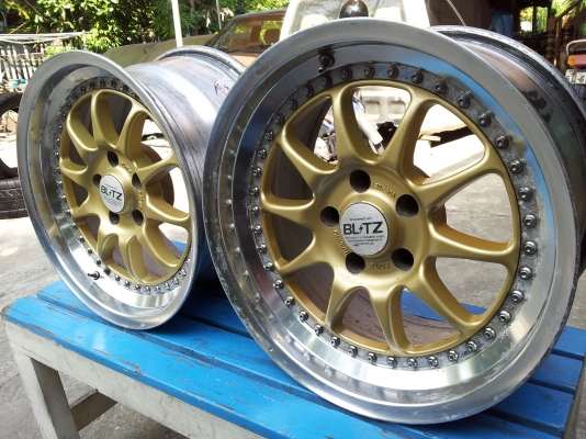 ขายล้อแท้ BLITZ 01 1 คู่ ขอบ 17 5.114 กว้าง 9"