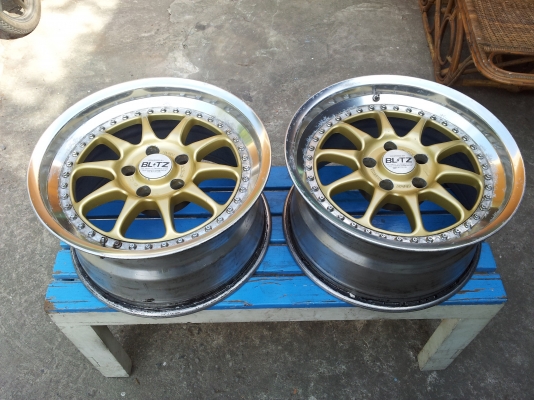 ขายล้อแท้ BLITZ 01 1 คู่ ขอบ 17 5.114 กว้าง 9"