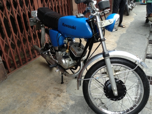 ขายรถคลาสสิคKawasaki A100ปี2515ทำเครื่องใหม่ติดง่ายเดิมๆทั้งคัน ขายรถคลาสสิคKawasaki A100ปี2515ทำเครื่องใหม่ติดง่ายเดิมๆทั้งคัน