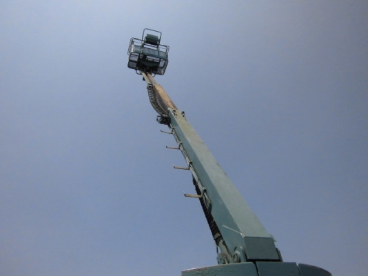 รถกระเช้าล้อยาง Boom Lift ยี่ห้อ AICHI รุ่น SP120 ยืดสูง 12 เมตร