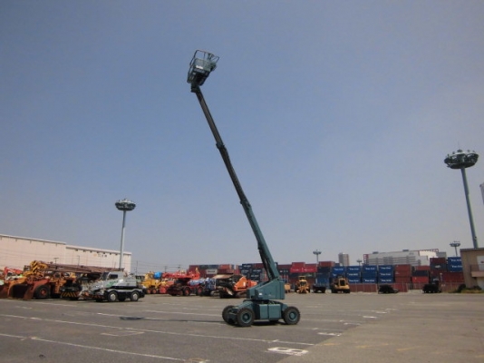 รถกระเช้าล้อยาง Boom Lift ยี่ห้อ AICHI รุ่น SP120 ยืดสูง 12 เมตร