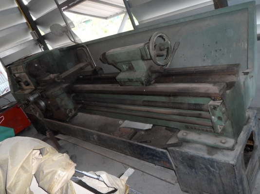 ขายครับขาย เครื่องกลึง 10 ฟุต รูผ่าน 3" สภาพเก่าเก็บ พร้อมใช้ 160000 บาท