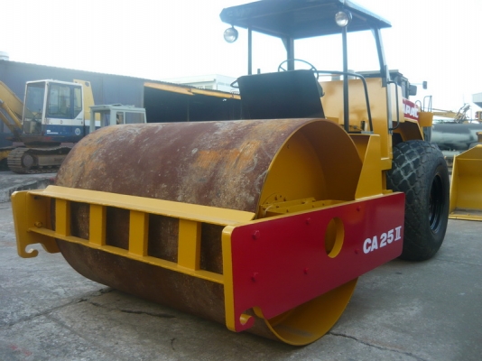 รถบดสั่นสะเทือน 10 ตัน Dynapac CA25II รถเก่านอก พร้อมใช้งาน เอกสารครบ