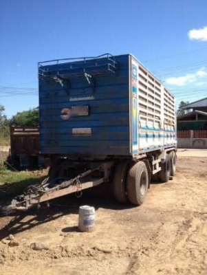 ขายรถบรรทุก HINO mega 320 กระบะไม่ดั๊มพ์ แม่ 2 คานหน้า  ลูก 3 คานแท้ ปี 52