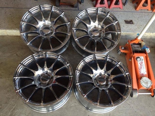 เเม็กขอบ18 สีโครเมี่ยม 5รู114 กว้าง8.5 ออฟ40