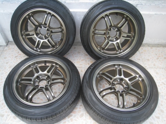 ขายล้อแม็ก Advanti 15"x7.5" et20 4รู100 สีน้ำตาลหน้าชา +ยางปี11 ล้อทำสีมาใหม่ครับ ไม่มีคด ไม่มีดุ้งครับ ใช้งานได้ปกติครับ สนใจติดต่อเล็กคลองสามครับ (081-3747940)