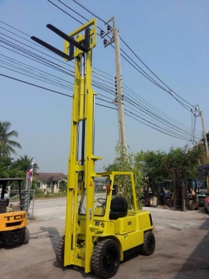 ฟอล์คลิฟต์ 3.5 ตัน  เครื่องยนต์ดีเซล เสายกสูง 5 เมตร รถนอกเก่าญี่ปุ่น