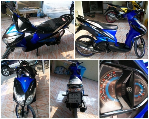 ขาย Yamaha mio 125 ออโตเมติก ปี 2012 น้ำเงิน-ดำ